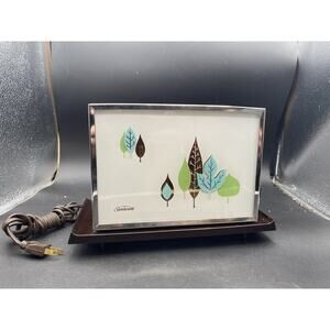 Sunbeam Mid Century Modern Glass Panel Toaster Tested Works !! Model AT-A